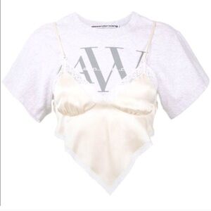 DO NOT BUY SEARCHING FOR Alexander Wang Cream Camisole T-Shirt Combo